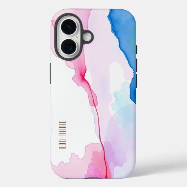 Abstract Watercolor Flow Case-Mate iPhone Case (Back)