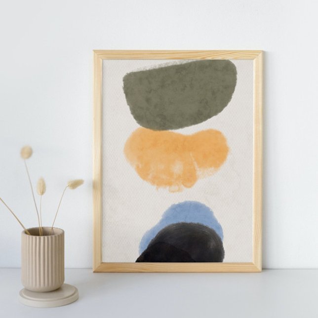 Abstract Watercolor Geometrical, Abstract, Minimal Poster (Creator Uploaded)