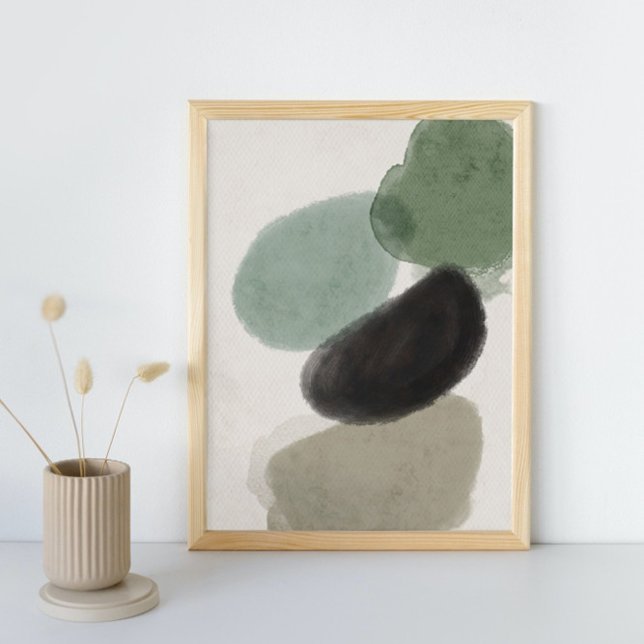 Abstract Watercolor Geometrical, Abstract, Minimal Poster (Creator Uploaded)