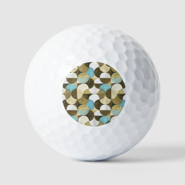 Abstract Watercolor Hand Drawn Golf Balls (Front)