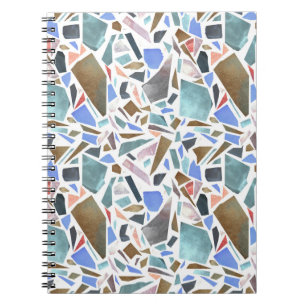 Abstract watercolor: hand-drawn white background. notebook