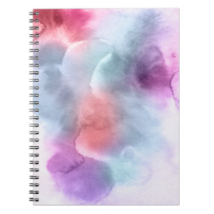 Abstract watercolor hand painted background 10 notebook