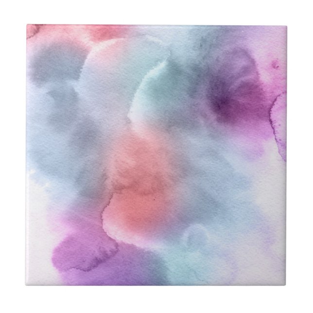 Abstract watercolor hand painted background 10 tile (Front)