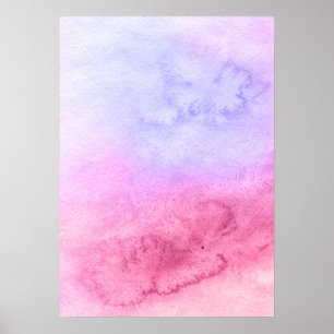 Abstract watercolor hand painted background 11 poster
