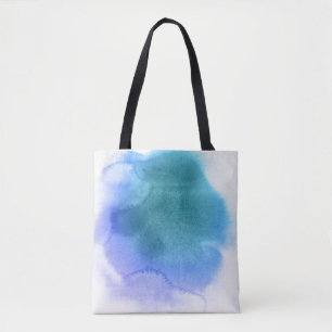 Abstract watercolor hand painted background 12 tote bag