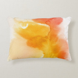 Abstract watercolor hand painted background 13 decorative cushion