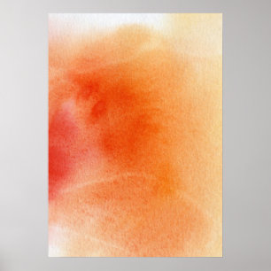 Abstract watercolor hand painted background 15 poster