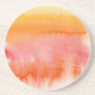 Abstract watercolor hand painted background 17 coaster