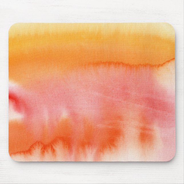 Abstract watercolor hand painted background 17 mouse mat (Front)