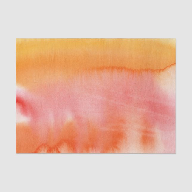 Abstract watercolor hand painted background 17 tissue paper (Front)