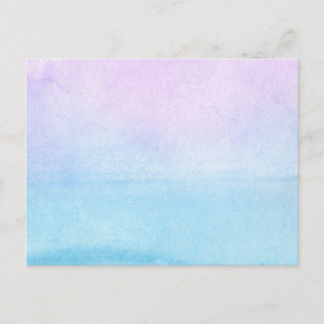 Abstract watercolor hand painted background 18 postcard (Front)