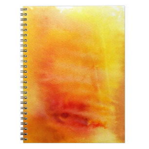 Abstract watercolor hand painted background 19 notebook
