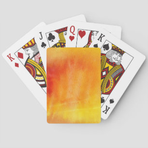 Abstract watercolor hand painted background 19 playing cards