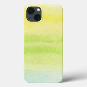Abstract watercolor hand painted background 2 iPhone 13 case