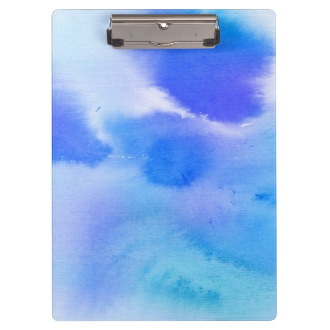 Abstract watercolor hand painted background. 2 clipboard (Front)
