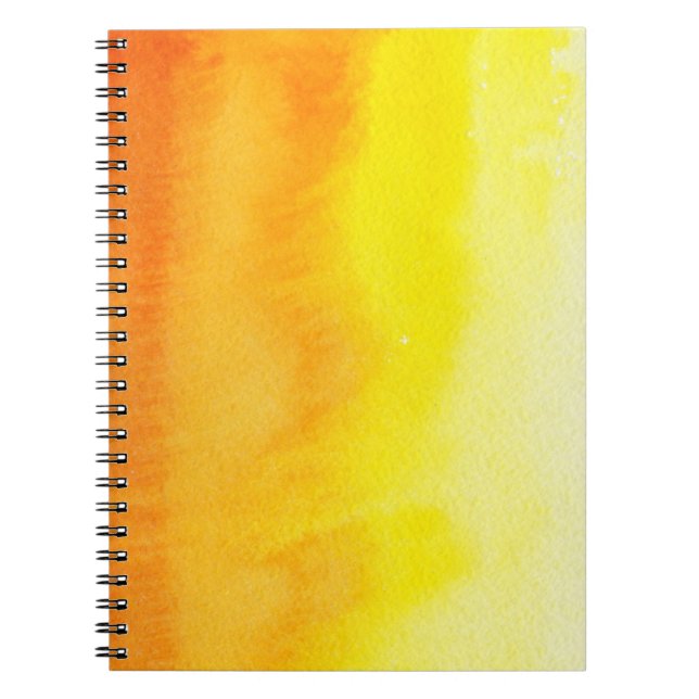 Abstract watercolor hand painted background 2 notebook (Front)