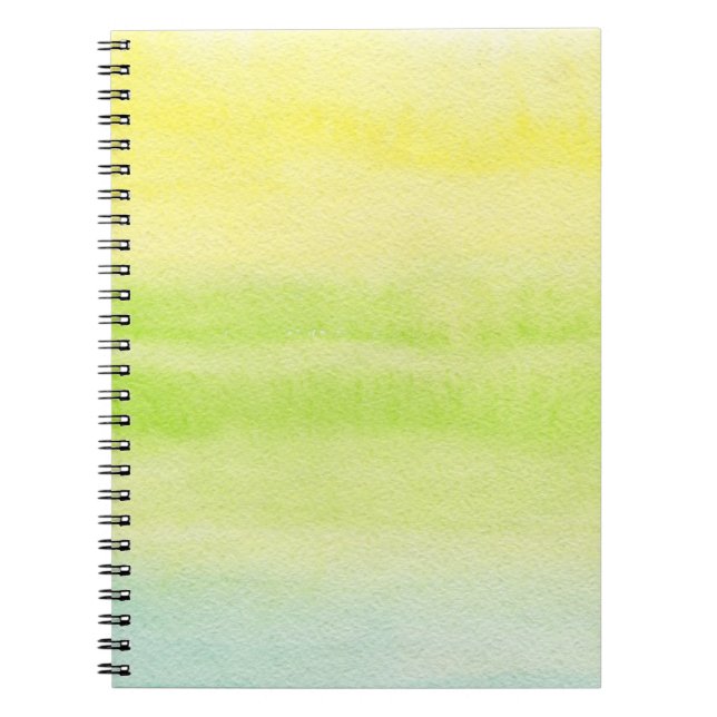 Abstract watercolor hand painted background 2 notebook (Front)