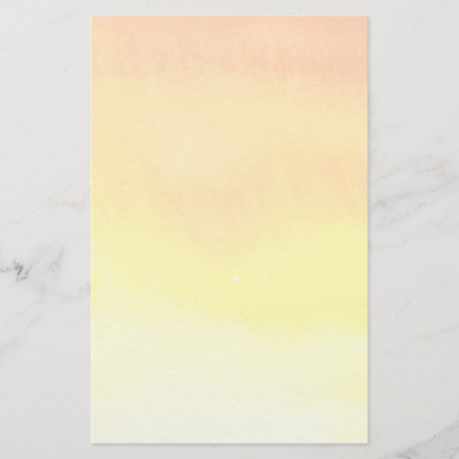 Abstract watercolor hand painted background 2 stationery (Front)
