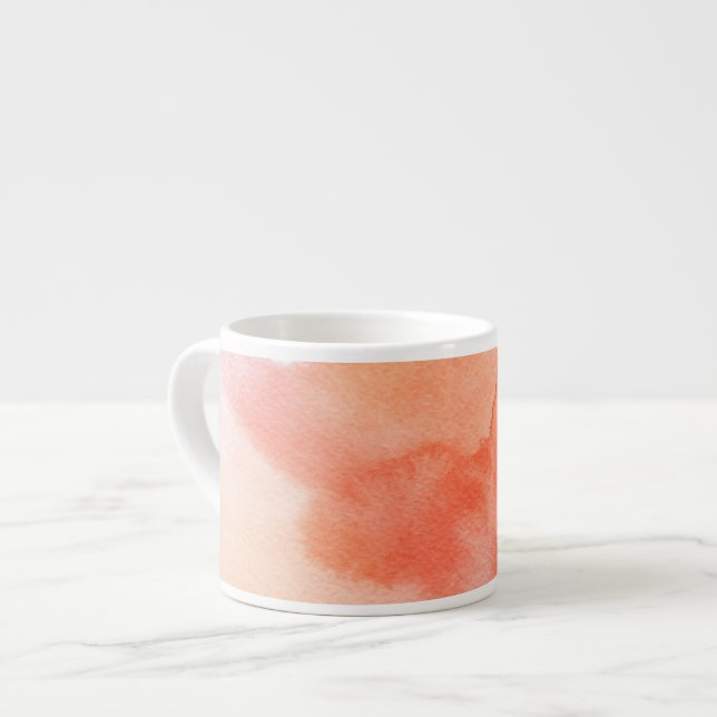 Abstract watercolor hand painted background 3 espresso cup (Front Left)