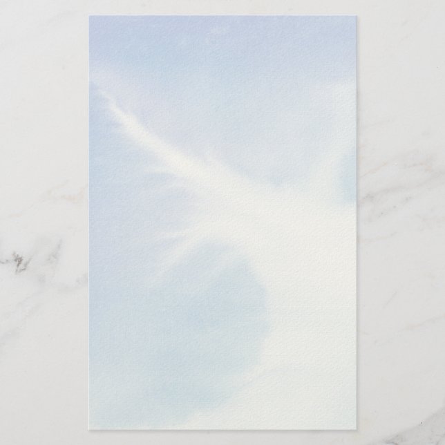 Abstract watercolor hand painted background 4 stationery (Front)