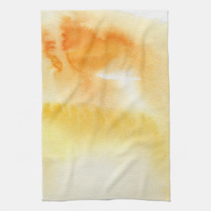 Abstract watercolor hand painted background 5 tea towel