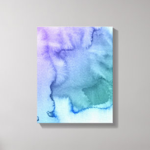 Abstract watercolor hand painted background 6 canvas print