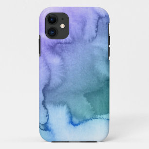 Abstract watercolor hand painted background 6 iPhone 11 case