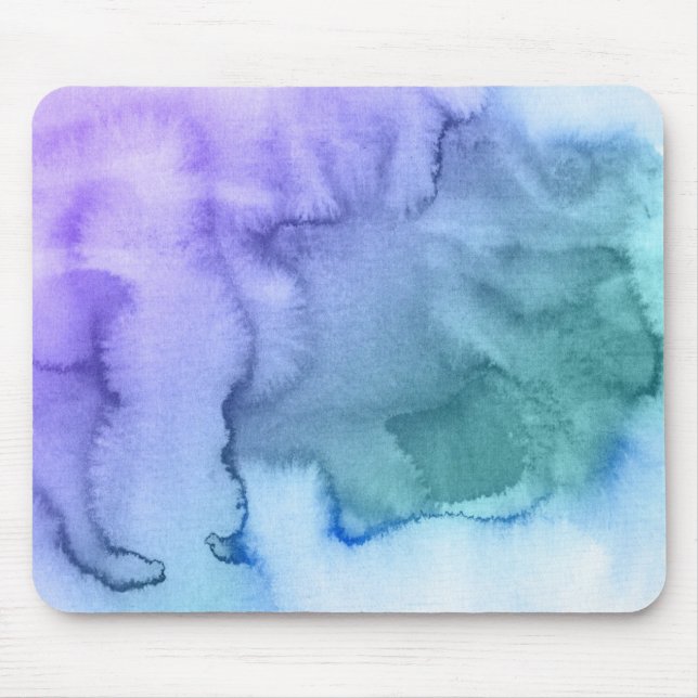 Abstract watercolor hand painted background 6 mouse mat (Front)