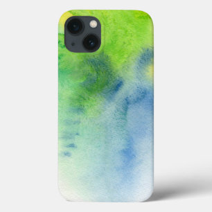 Abstract watercolor hand painted background 8 iPhone 13 case