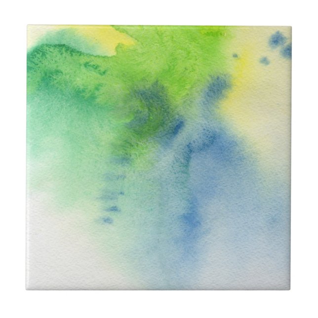 Abstract watercolor hand painted background 8 tile (Front)