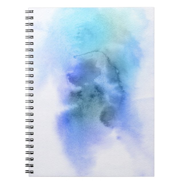 Abstract watercolor hand painted background 9 notebook (Front)
