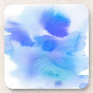 Abstract watercolor hand painted background. coaster