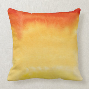 Abstract watercolor hand painted background. cushion