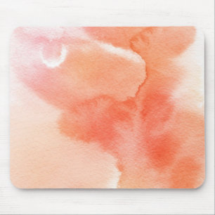 Abstract watercolor hand painted background mouse mat