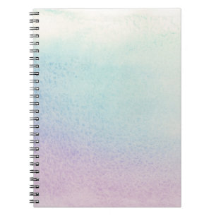 Abstract watercolor hand painted background notebook