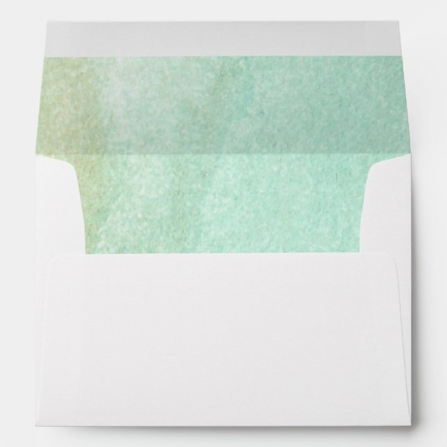 abstract watercolor hand painted envelope (Back (Bottom))