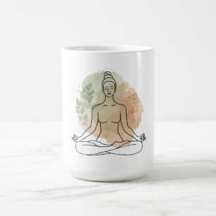 Abstract Watercolor Line Art T-Shirt Coffee Mug