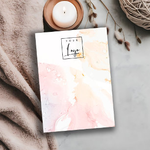 Abstract Watercolor Logo Blank Jewellery Display Business Card