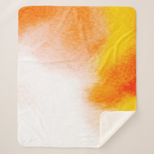 Abstract watercolor luxury fluid art painting. han sherpa blanket