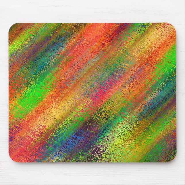 Abstract Watercolor Mouse Mat (Front)