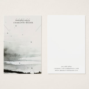 Abstract Watercolor Necklace Jewellery Display Car