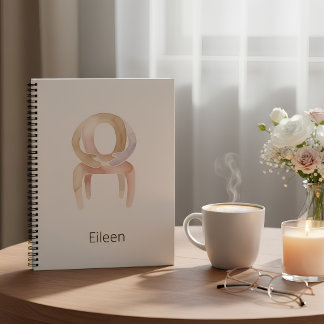 Abstract Watercolor Notebook for Mum