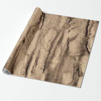 Abstract watercolor on paper texture. In Sepia ton