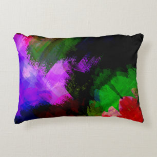 Abstract watercolor paint 2 decorative cushion