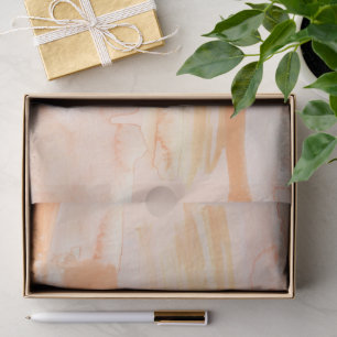 Abstract Watercolor Paint Brushstrokes Tissue Paper