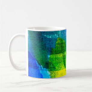 Abstract watercolor painted backgroundabstract,acr coffee mug