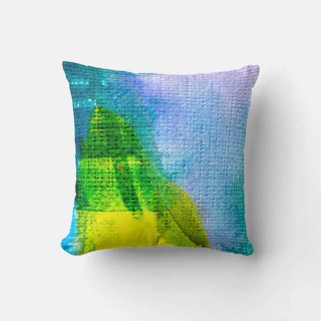 Abstract watercolor painted backgroundabstract,acr cushion (Front)