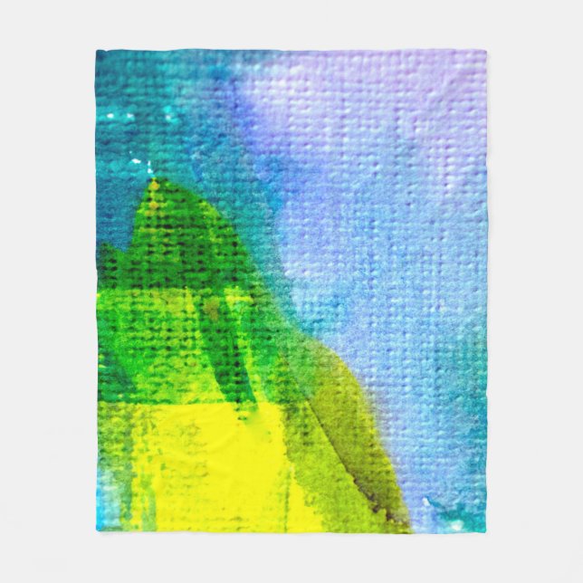 Abstract watercolor painted backgroundabstract,acr fleece blanket (Front)
