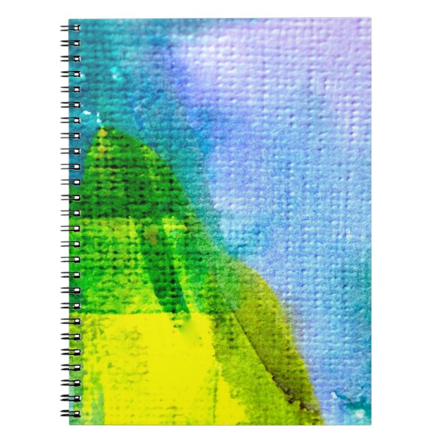 Abstract watercolor painted backgroundabstract,acr notebook (Front)
