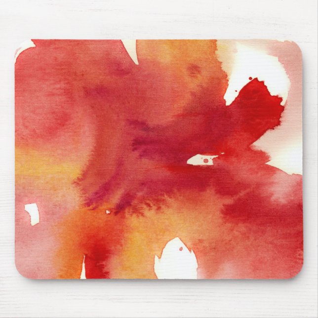 Abstract watercolor paintings mouse mat (Front)